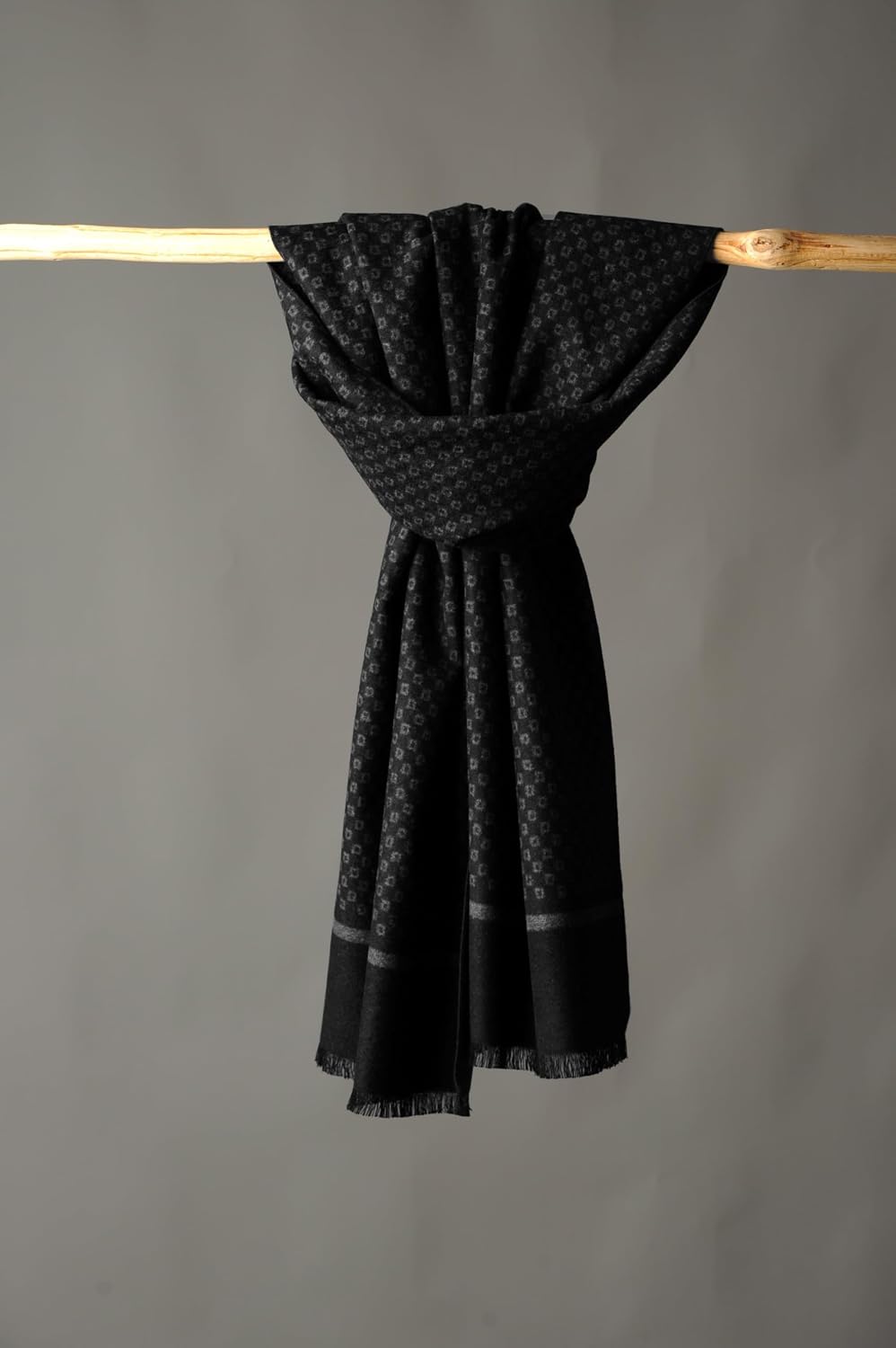 CUDDLE DREAMS Men's Silk Scarves for Winter, 100% Mulberry Silk Brushed, Luxuriously Soft & Warm, Decent Box Packed