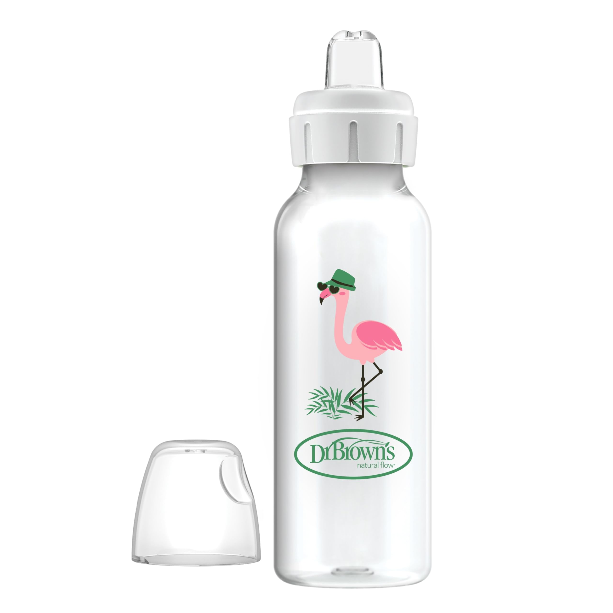 Dr. Brown's Sippy Spout Baby Bottle,8 Ounce,Flamingo-image-42