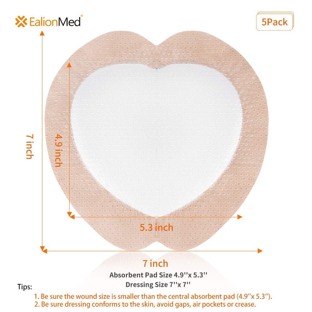 Buy Sacral Silicone Foam Dressing with Border for Sacrum Ulcer