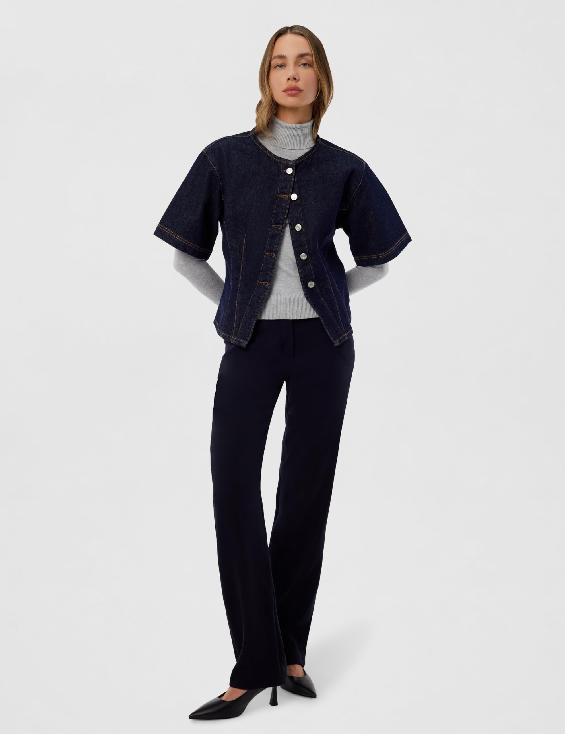 CAROLL Pantalon Droit chic et intemporel