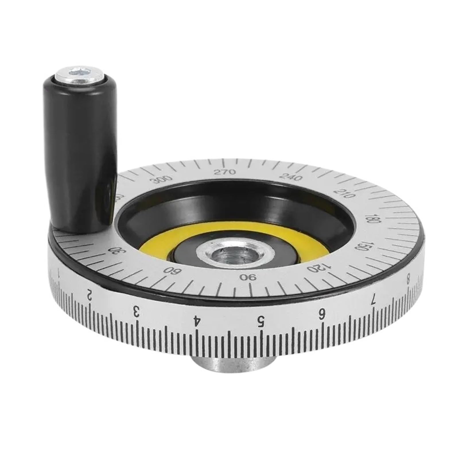 WUDCW 3Pcs 80Mm Solid Hand Wheel Scale Hand Wheel Mechanical Parts Bakelite Machine Handle Calibrated Handwheel