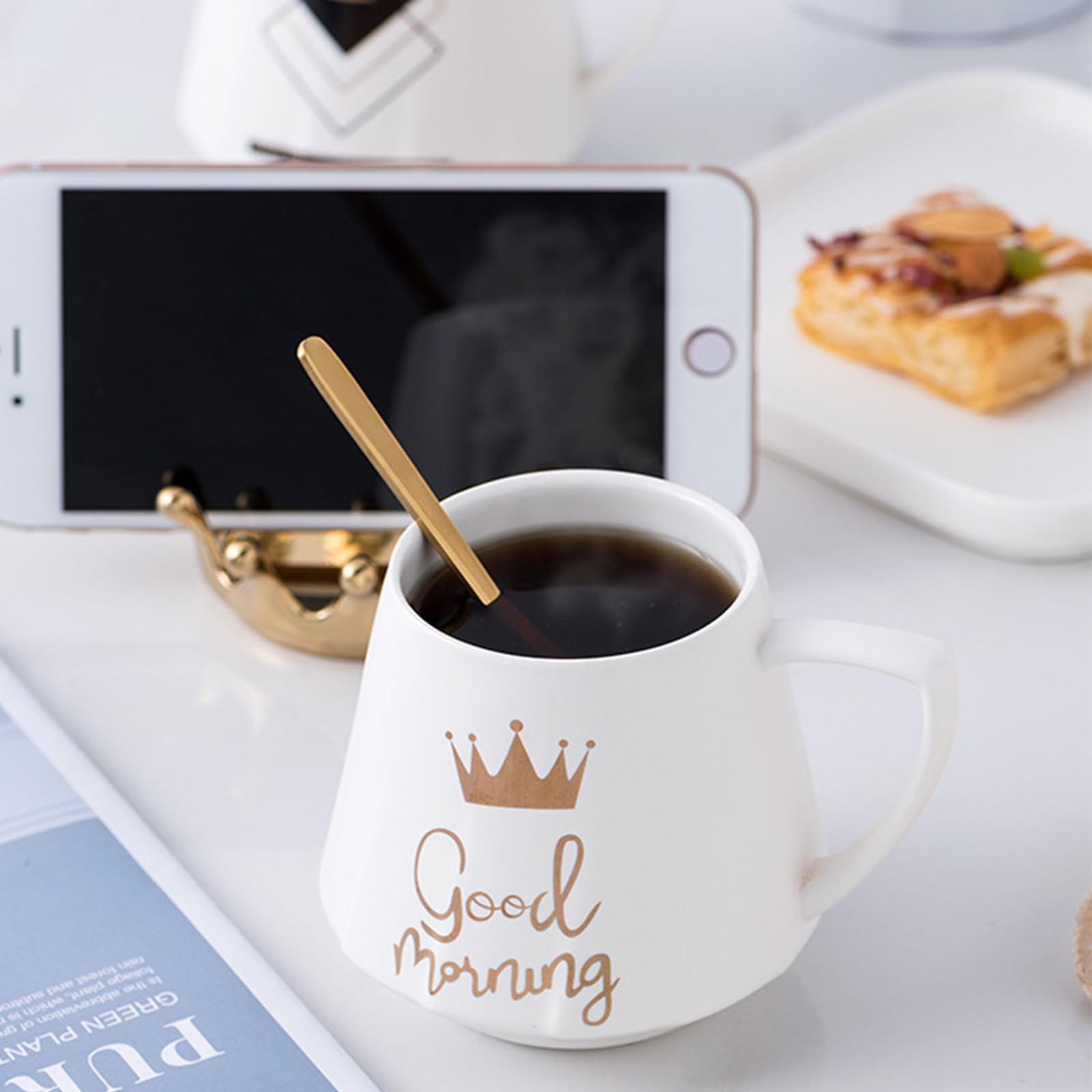 Sheepworld Tasse 'Queen' Mit Kronen-Deckel - Porzellan-Tasse 35 Cl In Geschenkbox | Lustiges Geschenk Für Sie, Freundin & Kollegin