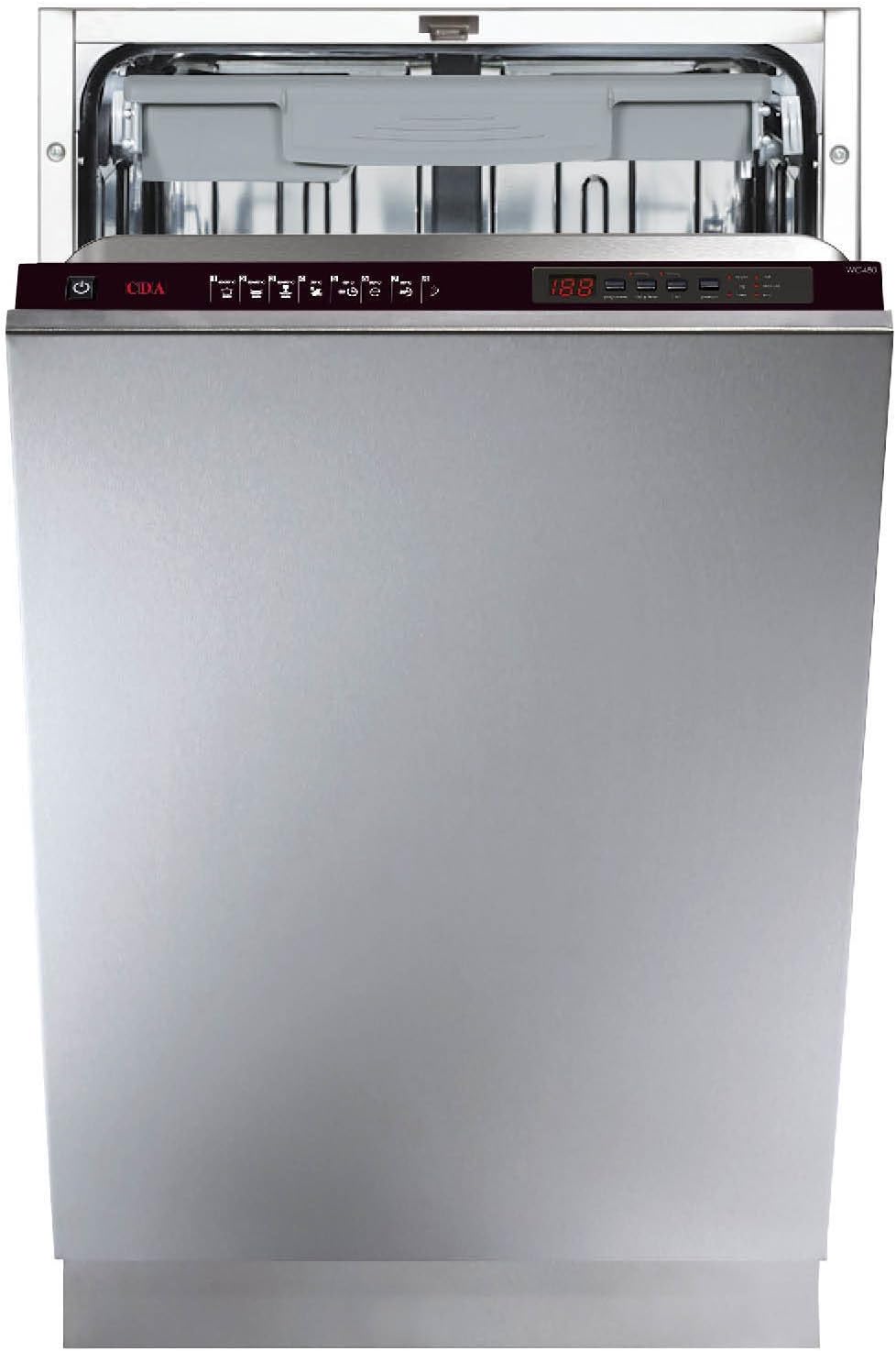 CDA WC480 10 Place Fully Integrated Slimline Dishwasher [Energy Class A++]