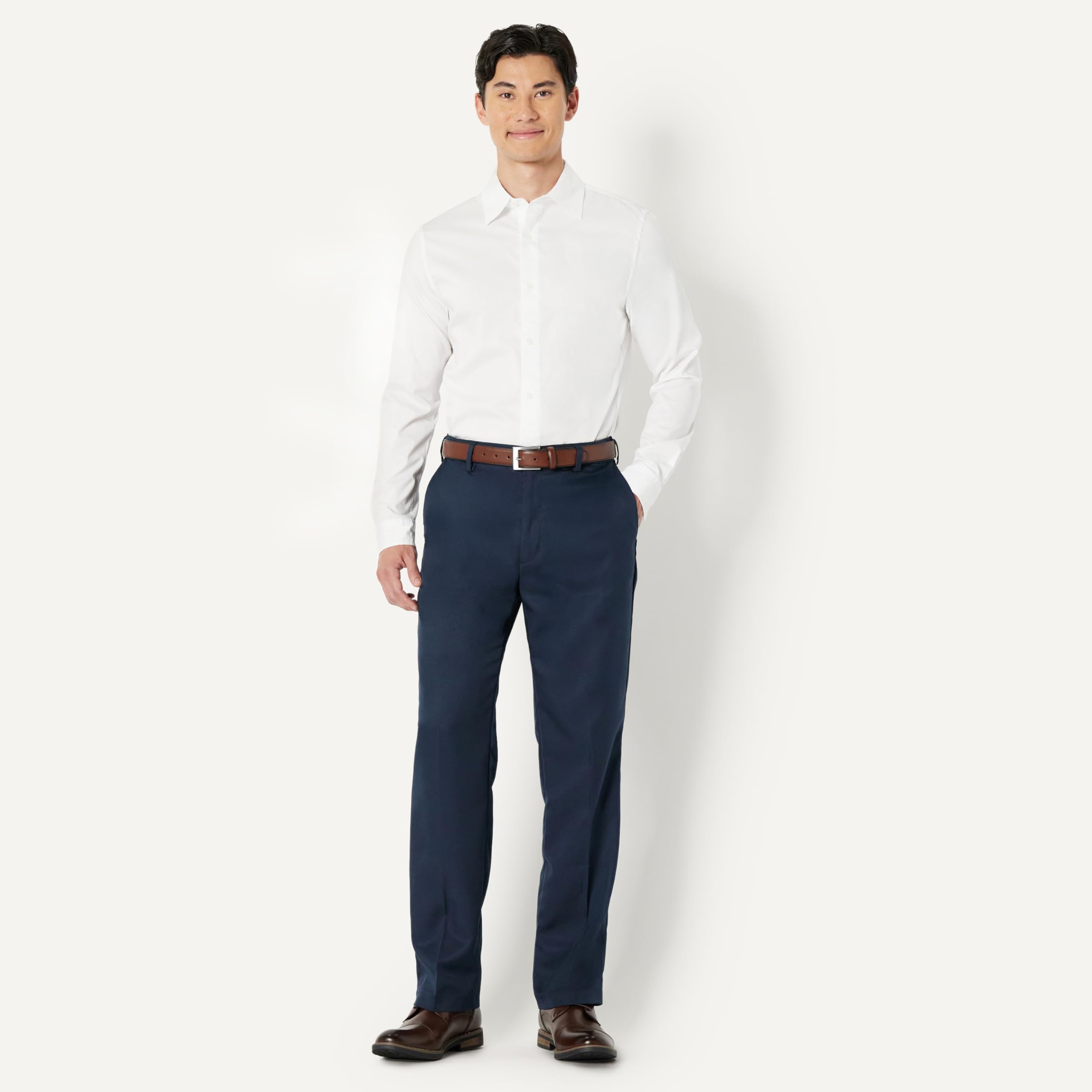 Amazon Essentials Stivaletti Eleganti alla Caviglia con Punta Stile Cap Toe Uomo