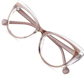 Blue Blockers Glasses for Women, Bluelight Glasses with Cat Eye Frame for Style, Comfort, Eye Strain Relief