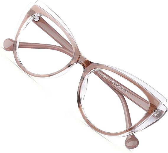 Blue Blockers Glasses for Women, Bluelight Glasses with Cat Eye Frame for Style, Comfort, Eye Strain Relief