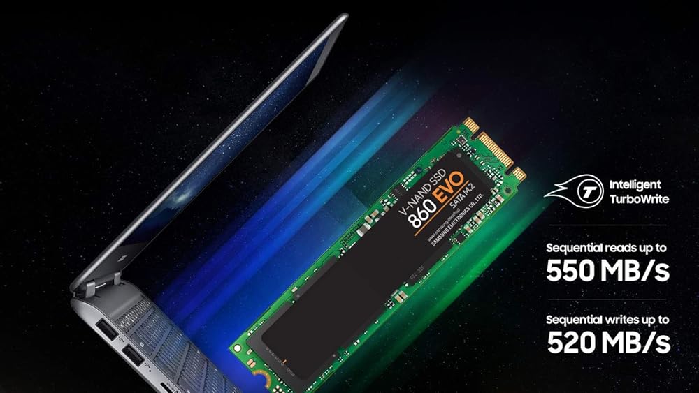 Samsung EVO 860 1TB SATA M.2-2280 Internal Solid State Drive with V-NAND Technology thumbnail 5