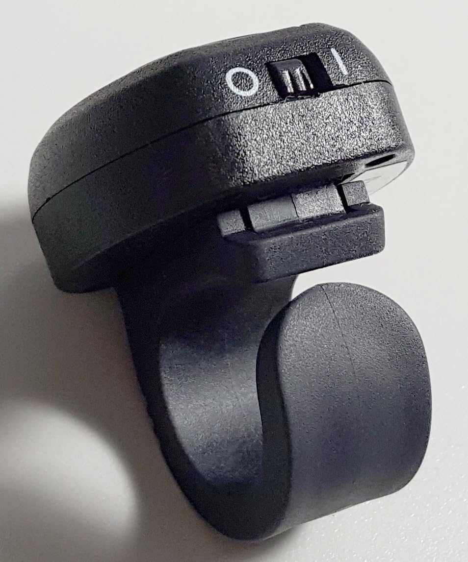 PRYMEBLU® Bluetooth Wireless PTT Button Switch ZELLO, Wave Communicator, ESChat, Unity, Streamwide and Many Other PoC Push-to-Talk Apps (ZU-Ring)