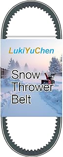754-04201 954-04201 除雪機オーガー ドライブベルト、コグ付き交換用ベルト M-T-D Crafts-Man Troy-Bilt Snow Throwers 954-04201A 754-04201A (3/8インチ x 36インチ)