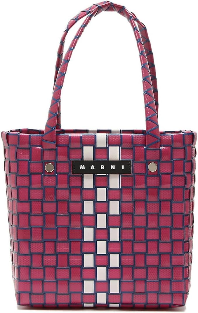 マルニ　正規店購入　かごバッグ　赤 紫 Amazon.co.jp: [Marni] [マルニ] ハンドバッグ かごバッグ