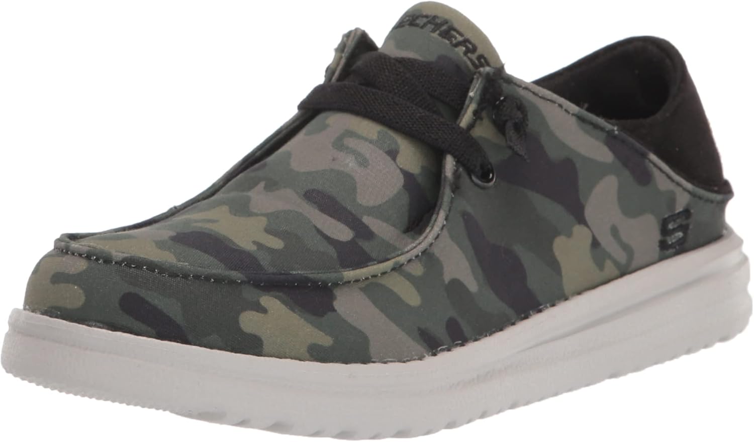 Skechers Kids Boy's Melson-Drecks Sneaker, Camo, 3 Little Kid
