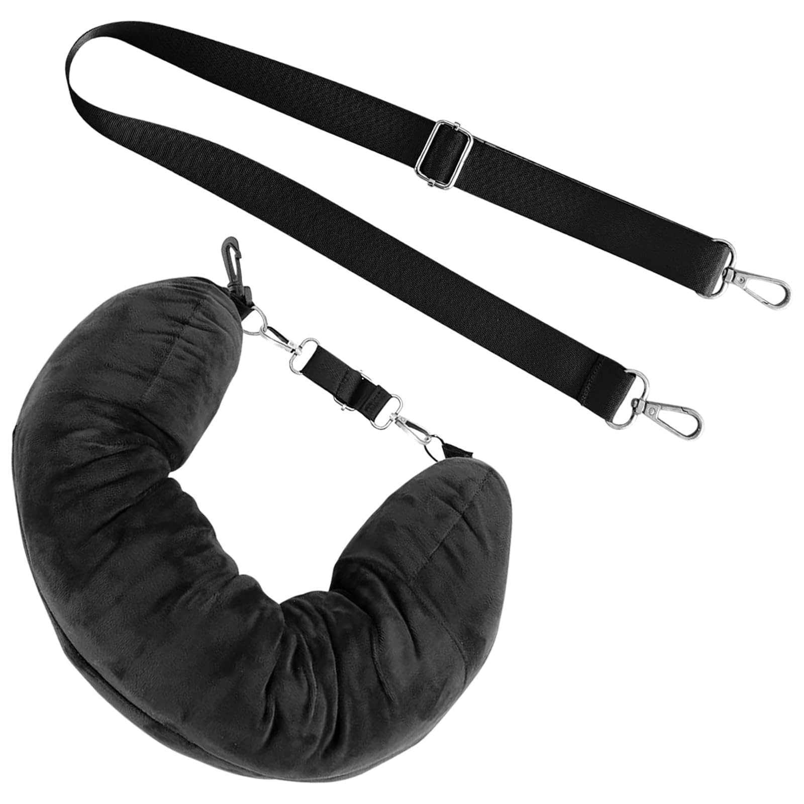 FeibetyTravel Pillow Stuffable with Clothes,Soft Plush Travel Pillow Transformable Neck Pillow for Extra Luggage 3-Day Travel Essentials Sturdy and Convenient Pillow on The Go Easy to Carry