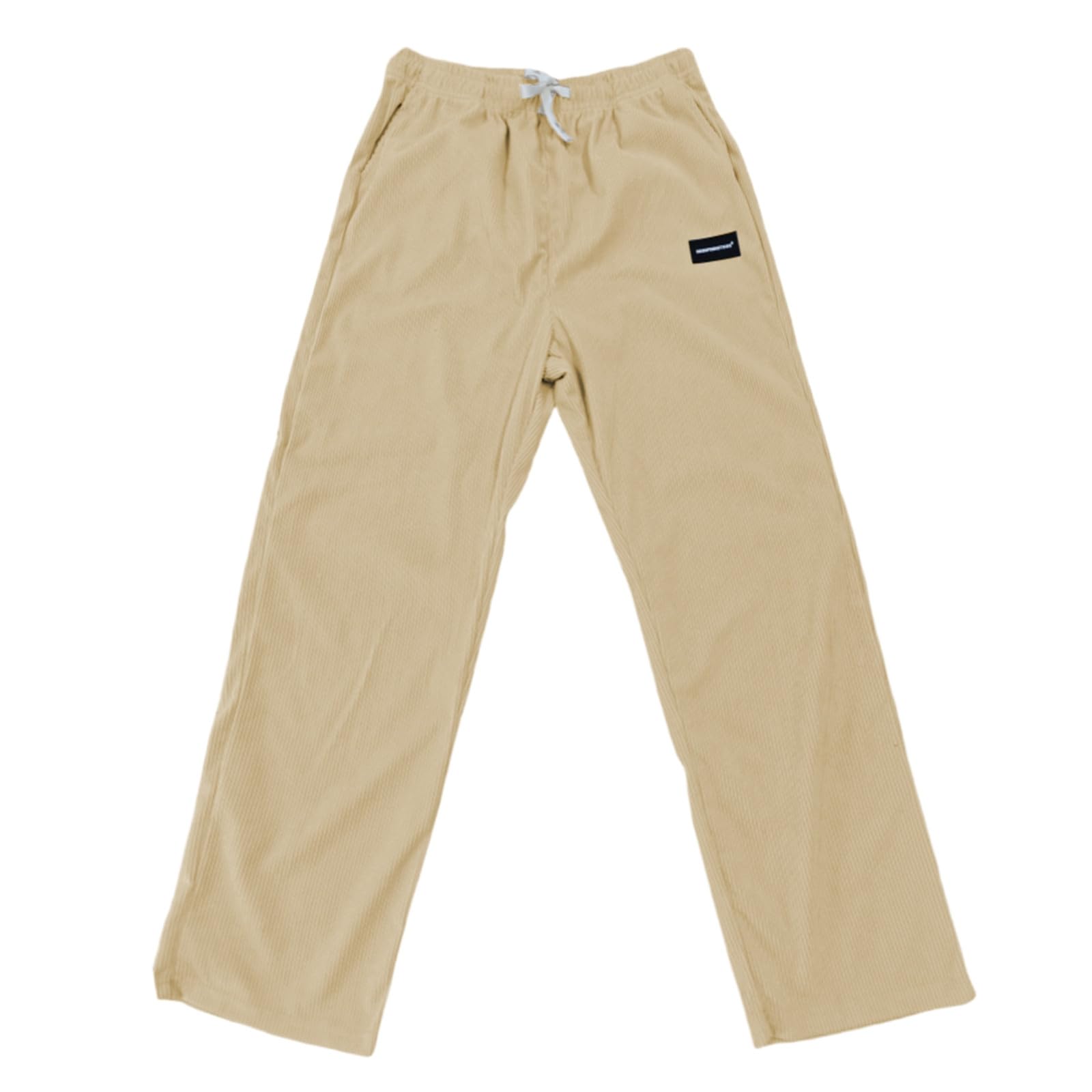 Pantalon Velours Homme Côtelé Kirakuco Pantalon Japonais Taille Elastique Grande Taille Hiver Jogging Baggy Sweatpants Sportswear Sport Chino Pantalons Confortable
