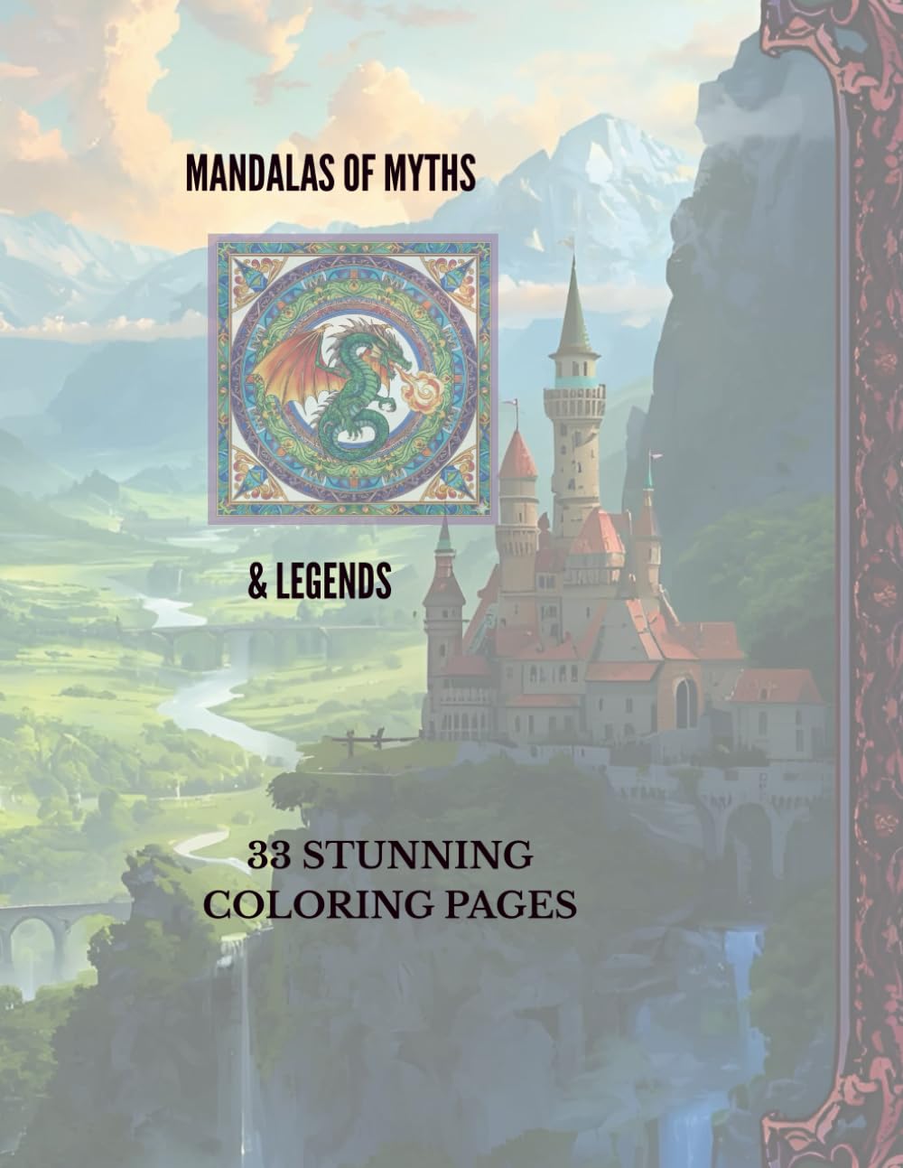 MANDALAS OF MYTHS AND LEGENDS: 33 STUNNING COLORING PAGES: FOR MINDFULNESS AND RELAXATION (MANDALAS OF THE THOUSAND WORDS)