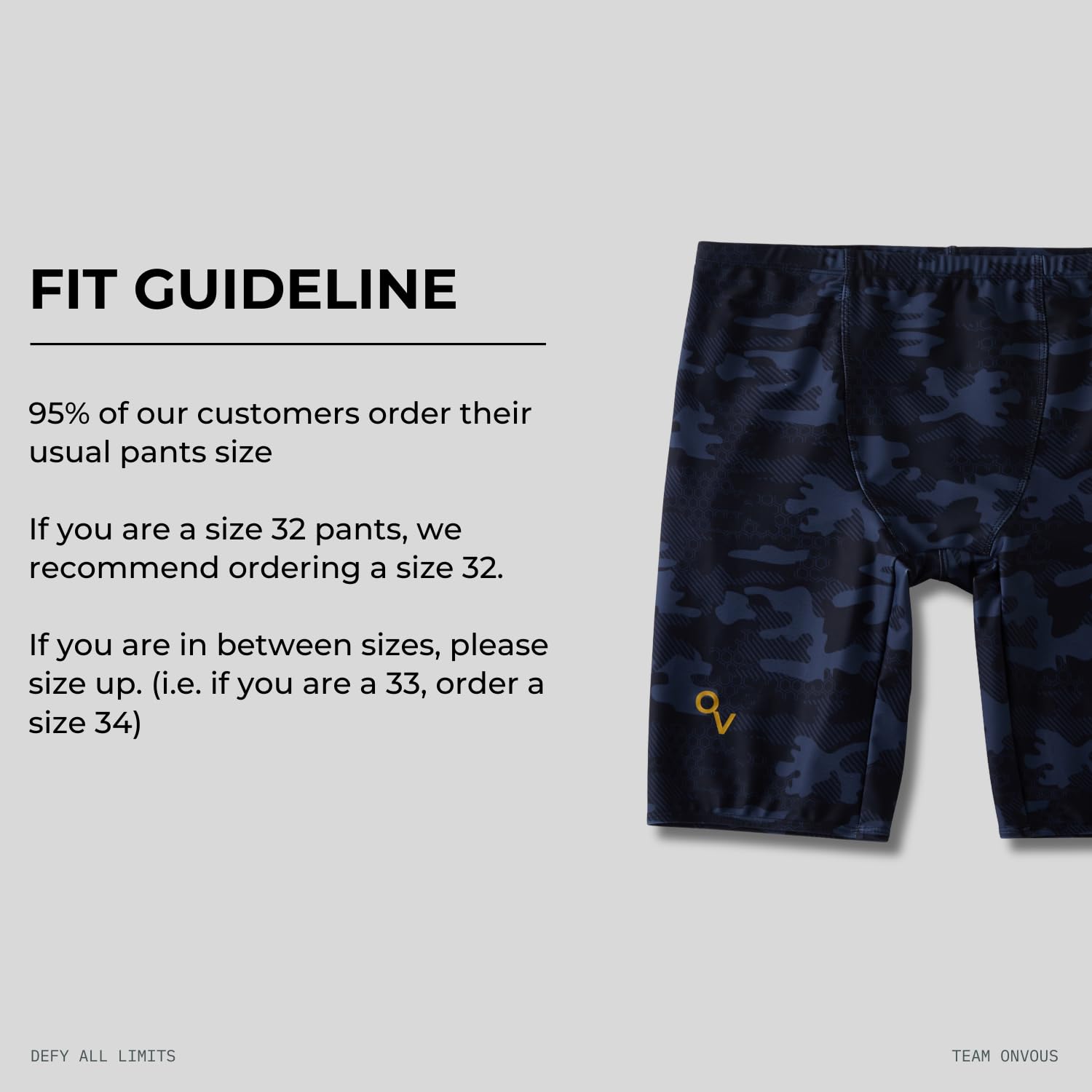 Onvous Lite Herren-Badehose, Renn- und Trainingsanzug, athletischer Badeanzug, schnell, flexibel, bequem, Größe 28–38