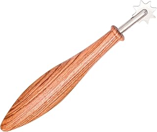 Pottery Wooden Clay Texture Tool Border Roller, Beginners