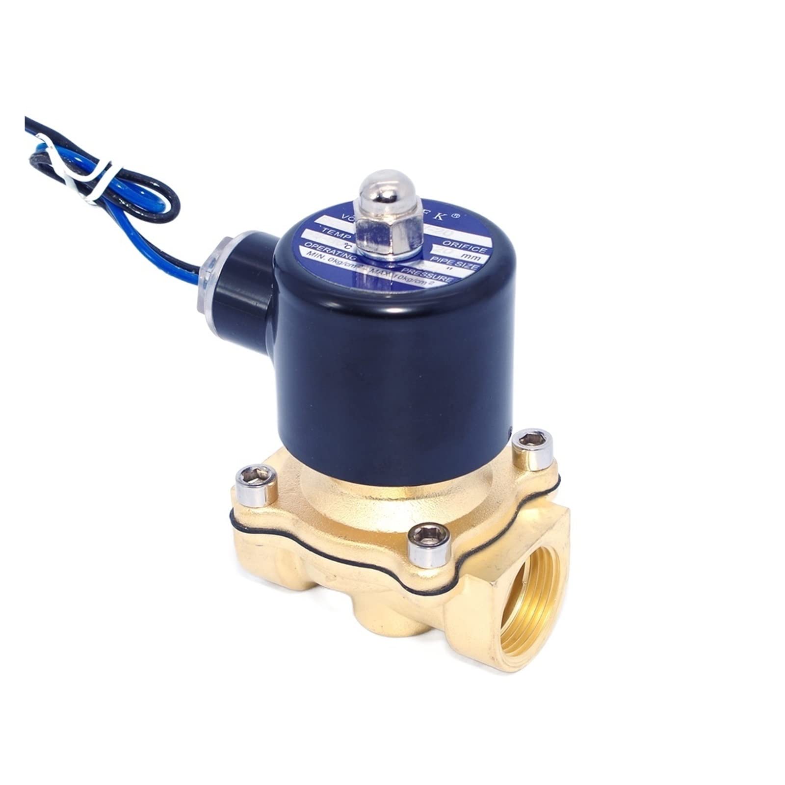 Válvula solenoide de 3/4 12V para automatizar el riego del jardín y huertos domésticos