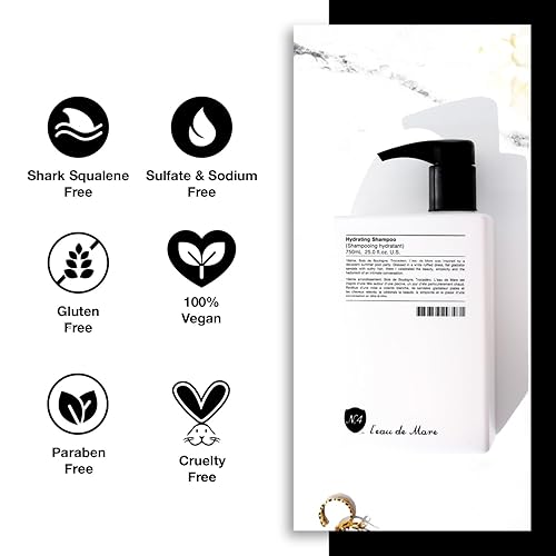 Miniatura 5 de Number 4 Leau de Mare Champú Hidratante 25 oz