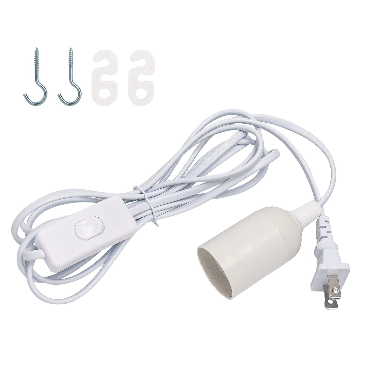 Lоwеѕt Prісе Pendant Light Socket,Extension Hanging Lantern Cord Cable 9.8Ft E26/E27 Hanging Lamp Socket Light Cord Kit with On/Off Switch for Kitchen Bedroom or Plant Growth Light