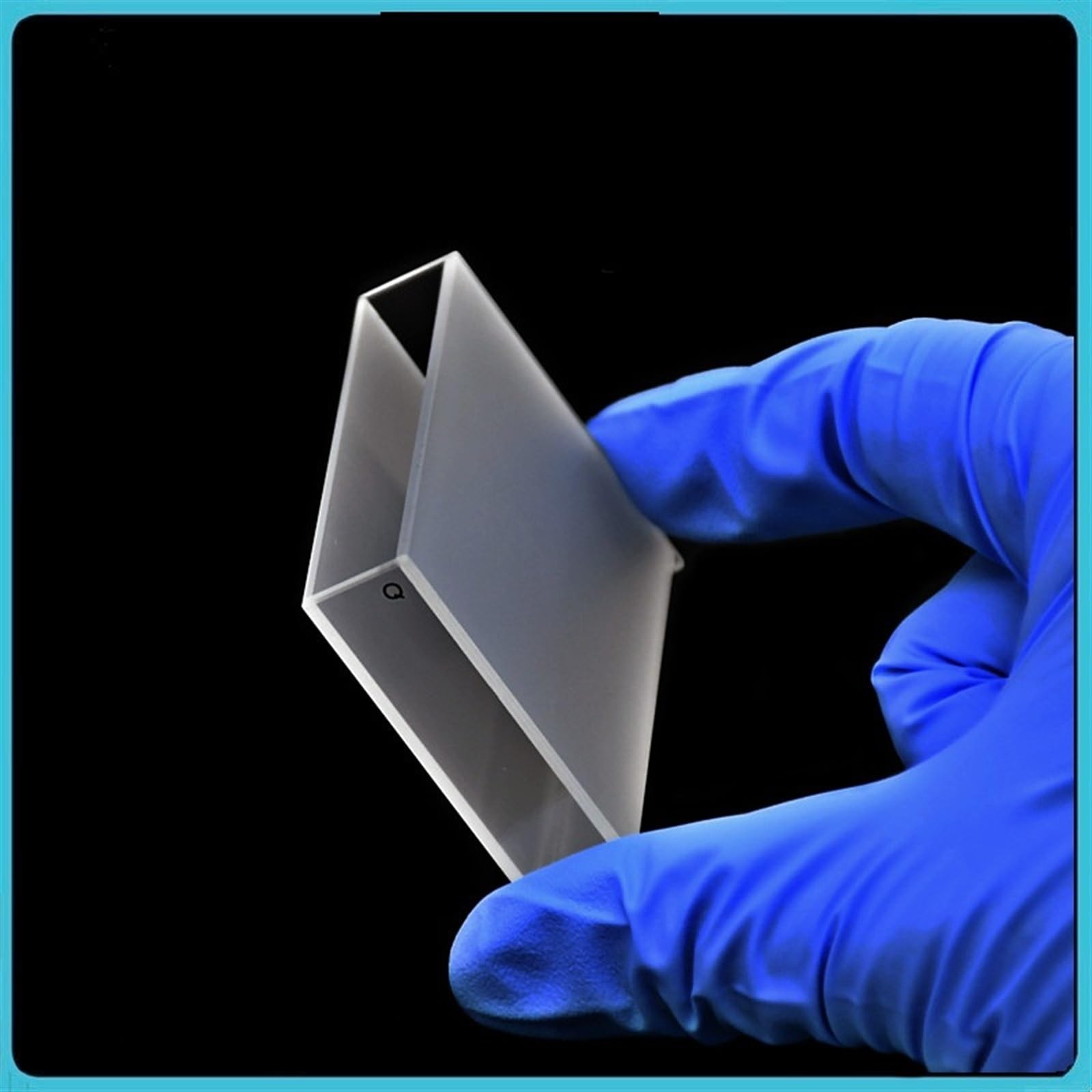 Célula de muestra líquida, Celdas de absorción de cuarzo de 40 mm, cubeta de cuarzo de 14 ml for espectrofotómetro, resistentes a ácidos y álcalis, paquete de 2