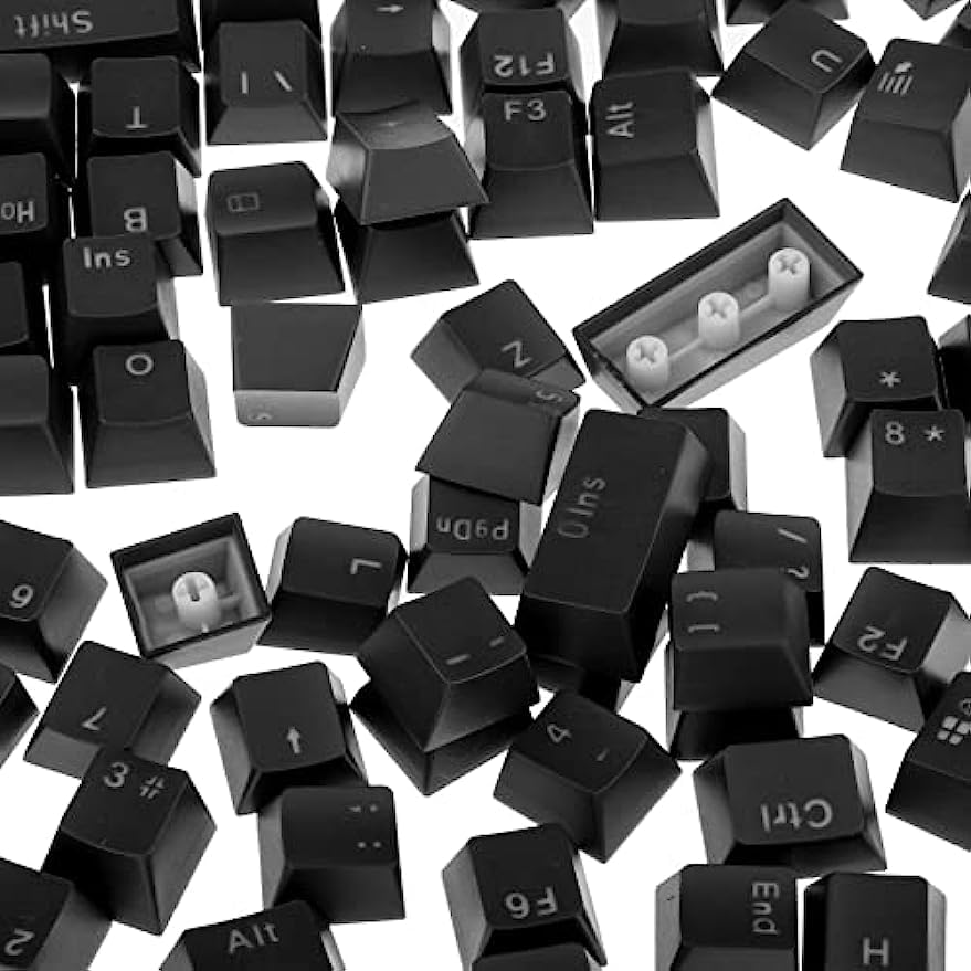 Amazon | 108キーabs半透明キーキャップメカニカルキーボード用の交換