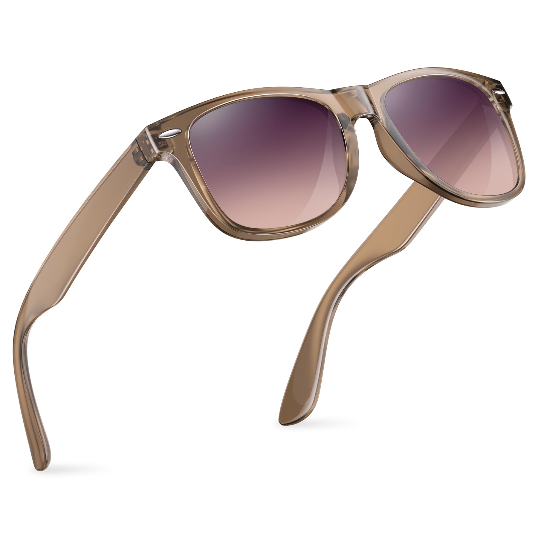 Glapeame Polarisiert-Sonnenbrille-Herren-Damen-Sonnenbrillen-Sunglasses-Men-Woman-Sonnenbrille Schwarz-UV400-Unisex-Retro-Vintage-Klassische-Polarisierte-Brille-Sportbrille-für Fahren-Camping