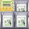 Mayunuo Activated Charcoal Odor Absorber for Strong Odor in Basement, Car, Closet, Shoe, 3 Pack Bamboo Charcoal Air Purifying Bags Deodorizer Odor Eliminator for Home