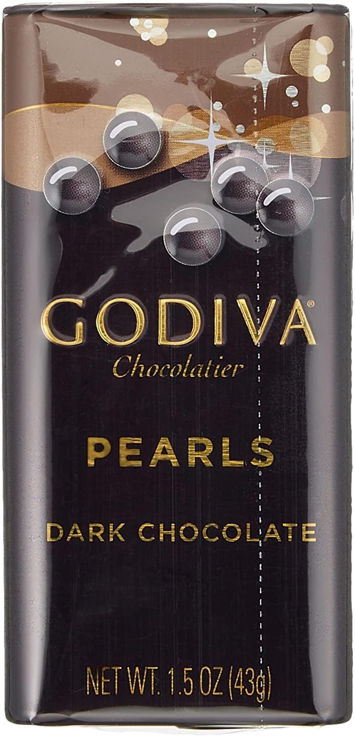 Godiva Dark Chocolate Pearls, 43g