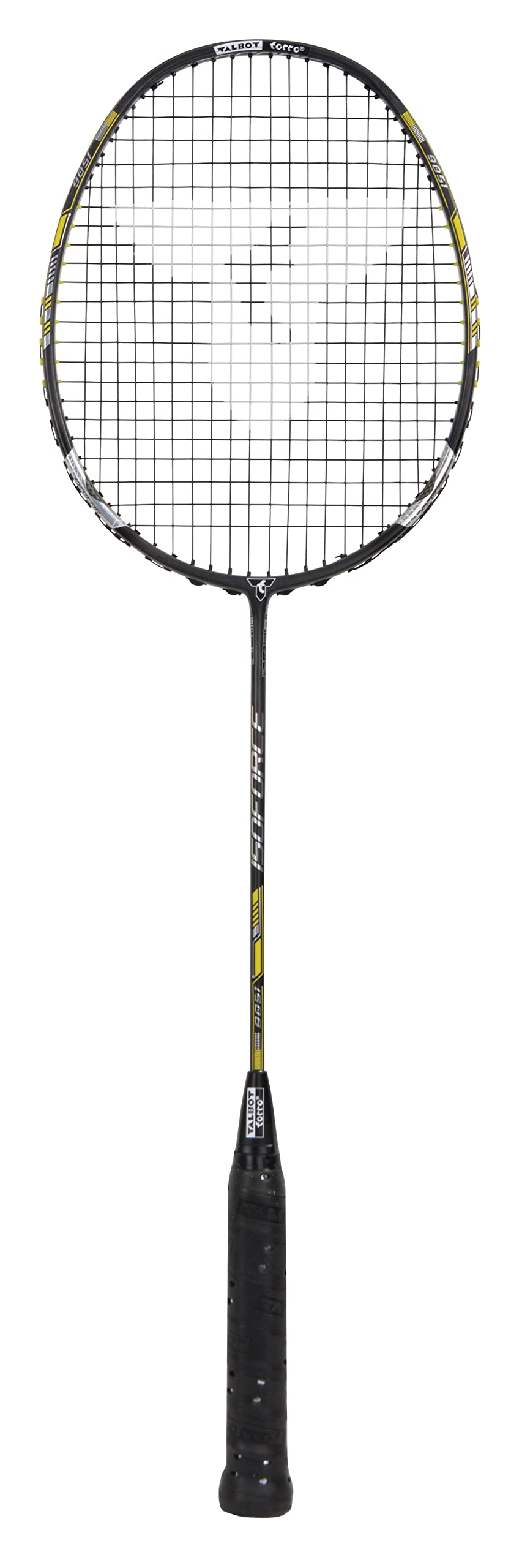 Talbot Torro Badmintonschläger Isoforce 9051 Tato Dura, Ultra Carbon4 mit Kevlar Verstärkung, Top-Racket für den Badminton Profi
