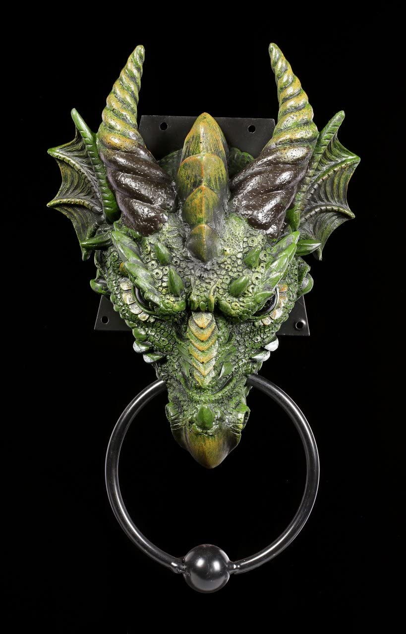 Drachen Türklopfer grün