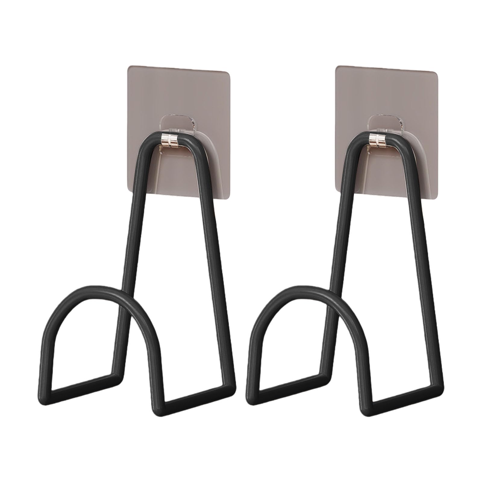 Msioytog Storage Rack for Badminton Rackets Metal Wall Mount Holder Using Strong Adhesive Space Saving Display Stand Racket Storage Rack