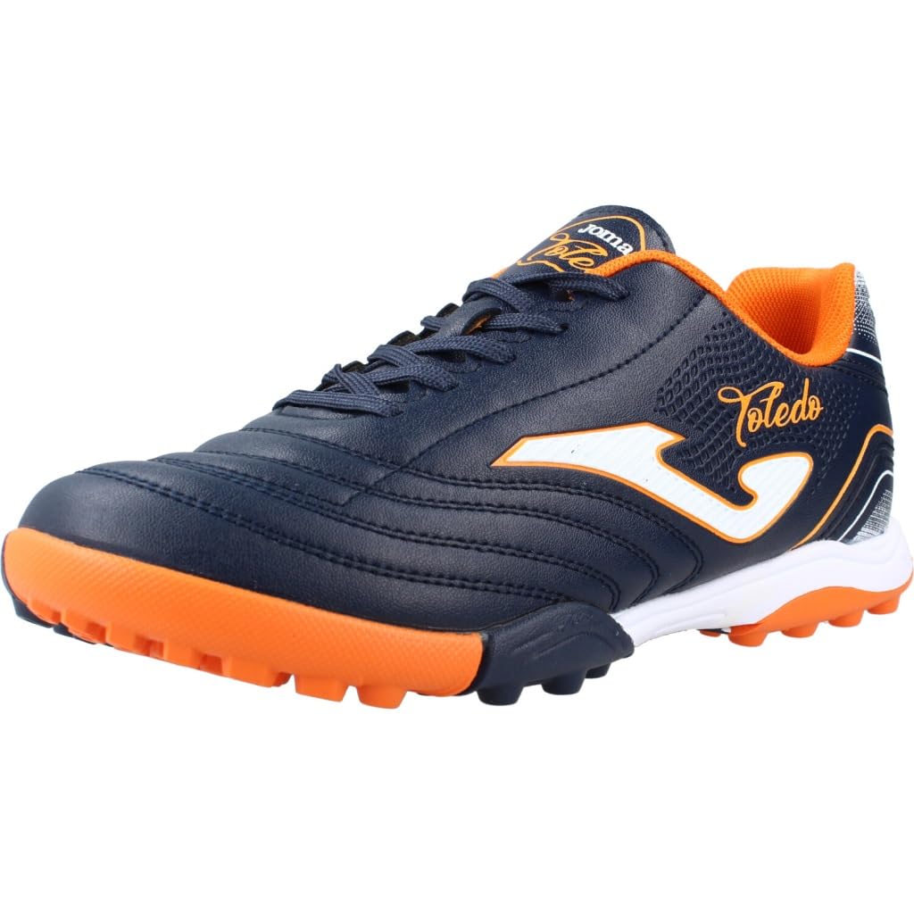 Joma Football Boots, Unisex, 31-38, Ideal for Artificial Grass - ToledoJR, Blue, 35 EU