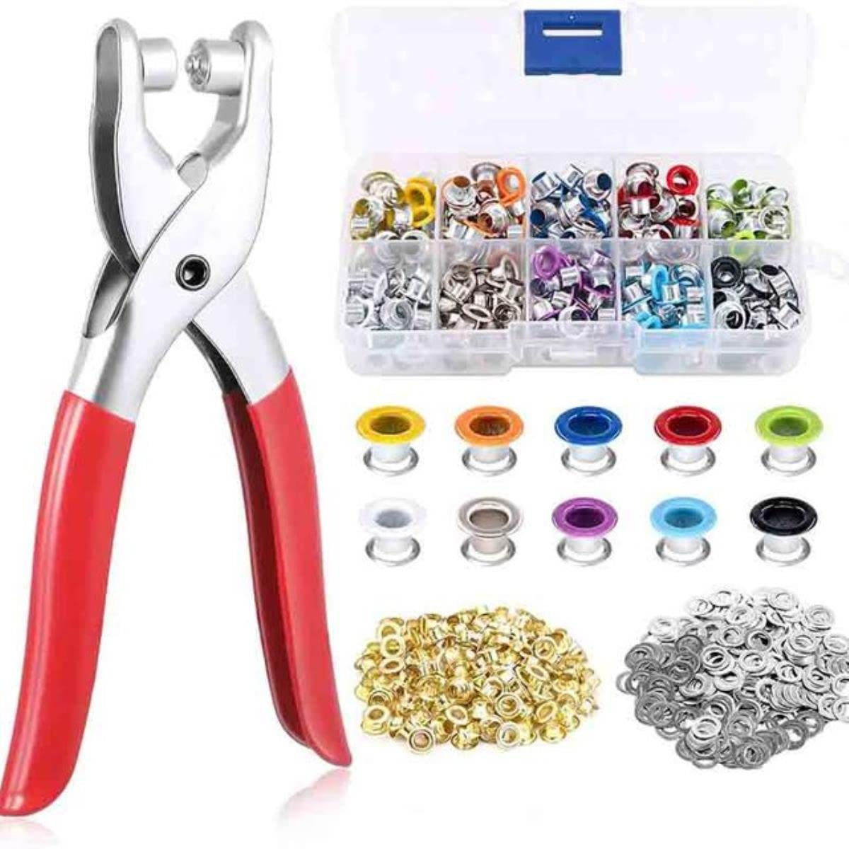 Œillets en métal 5 mm pour cuir tissu et loisirs créatifs multicolores