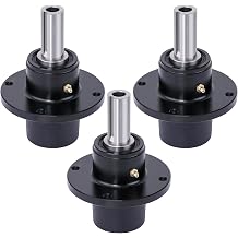 3pcs Spindle Assembly Replaces SCAG 46020 461663 46400 46631 Ferris 1530301 Fit 48" 52" 61" Lawn Mower Deck with Zerk Fitting