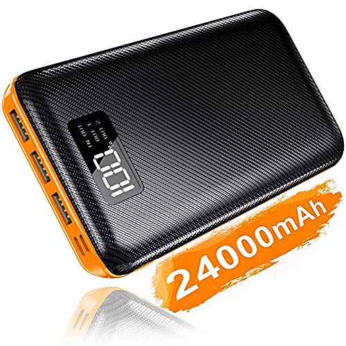 KEDRON - Batería Externa de Entrada rápida de 2,4 A, se Puede Cargar Mediante Cables USB C o Micro USB