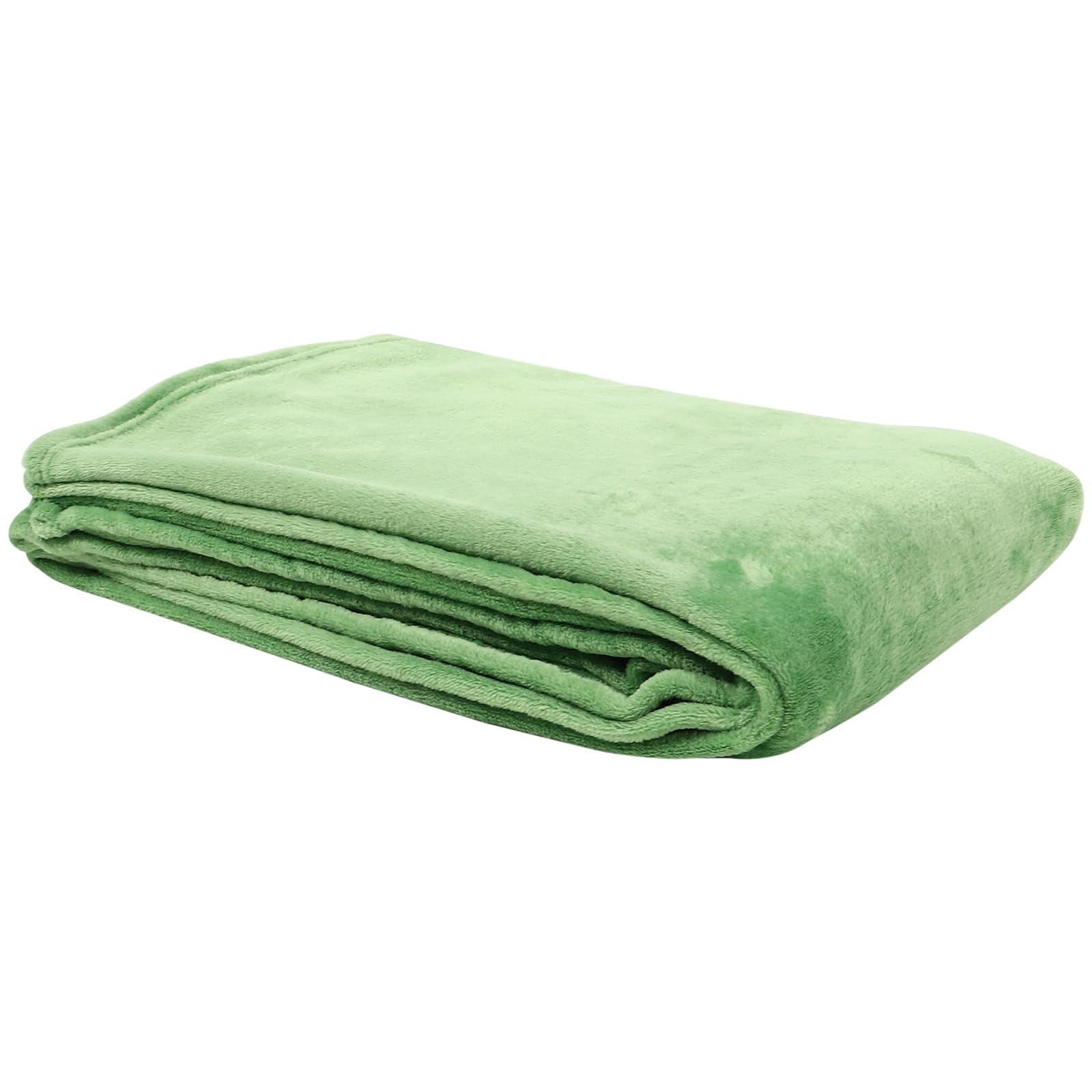 UPKOCH Polar Fleece Bettdecke aus Polyester in Grün Komfortabler Stoff und Wärmend als Schlafdecke für Kalte Nächte im Bett oder Beim Camping