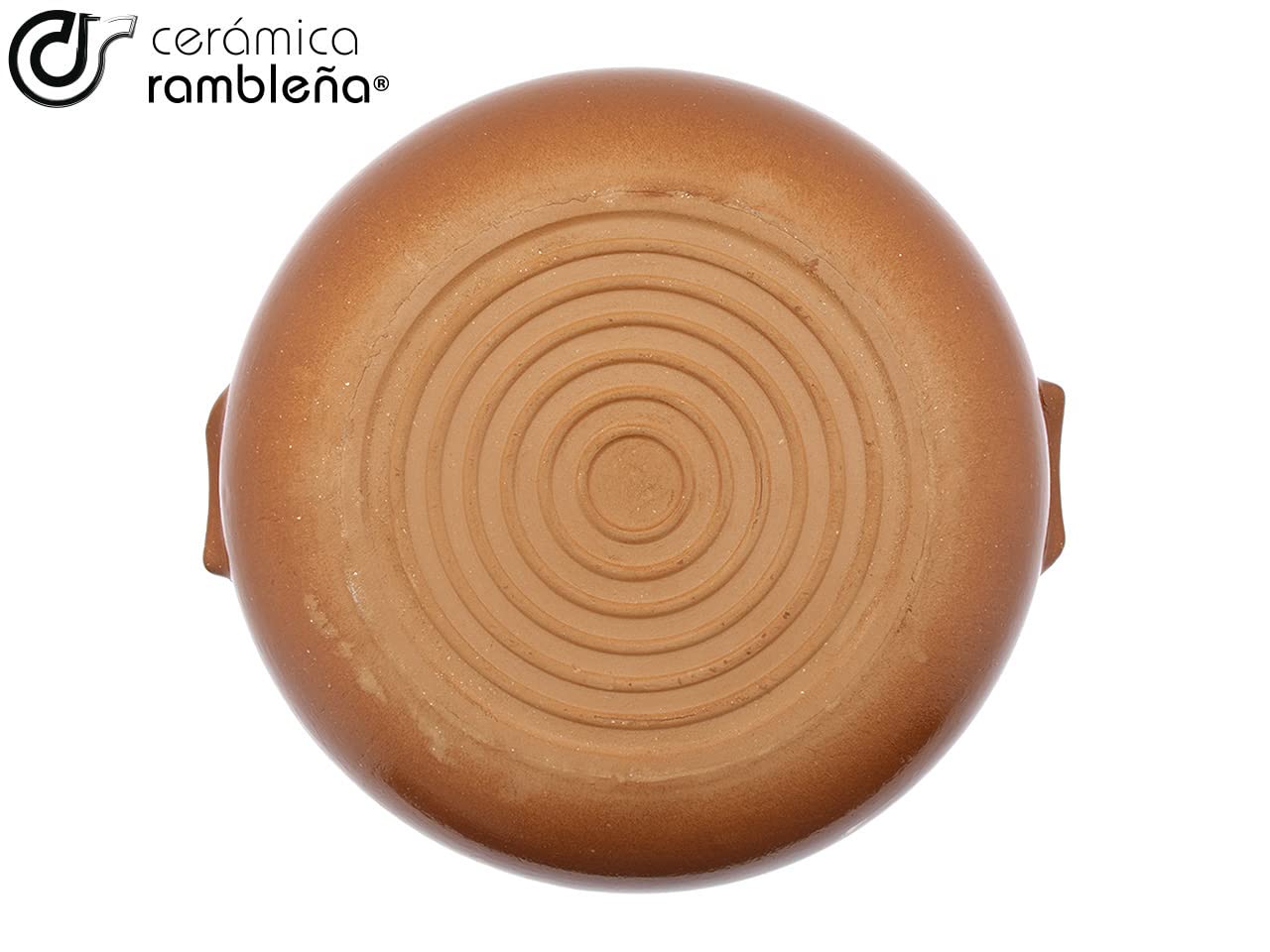 CERÁMICA RAMBLEÑA | Soupière | Soupière | Soupière en céramique rouge | Soupière en argile réfractaire | Soupière Amazon | 3 litres