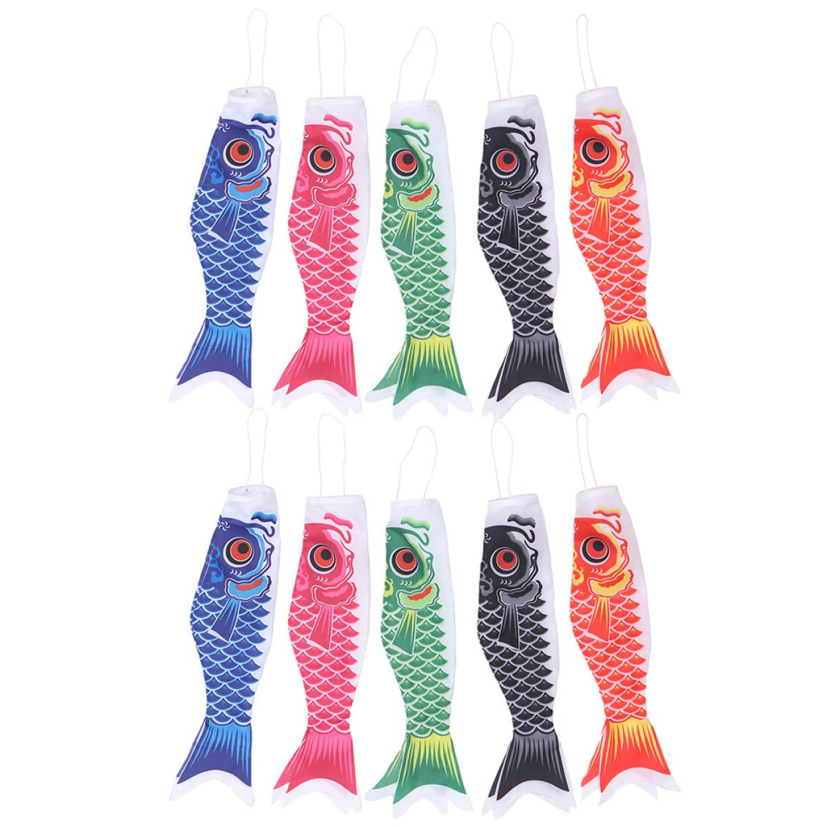 Koinobori pour animer un jardin suspendu avec décoration de fête