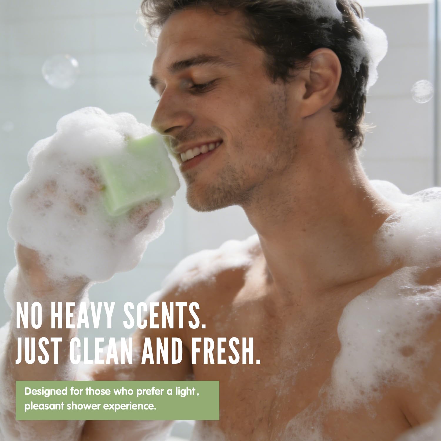 Rinse & Robust 6 piezas Jabones Gel de Ducha Cosméticos Naturales Piezas de Jabón Natural Piezas para Hombres Jabones para Limpiar Cuerpo y Manos