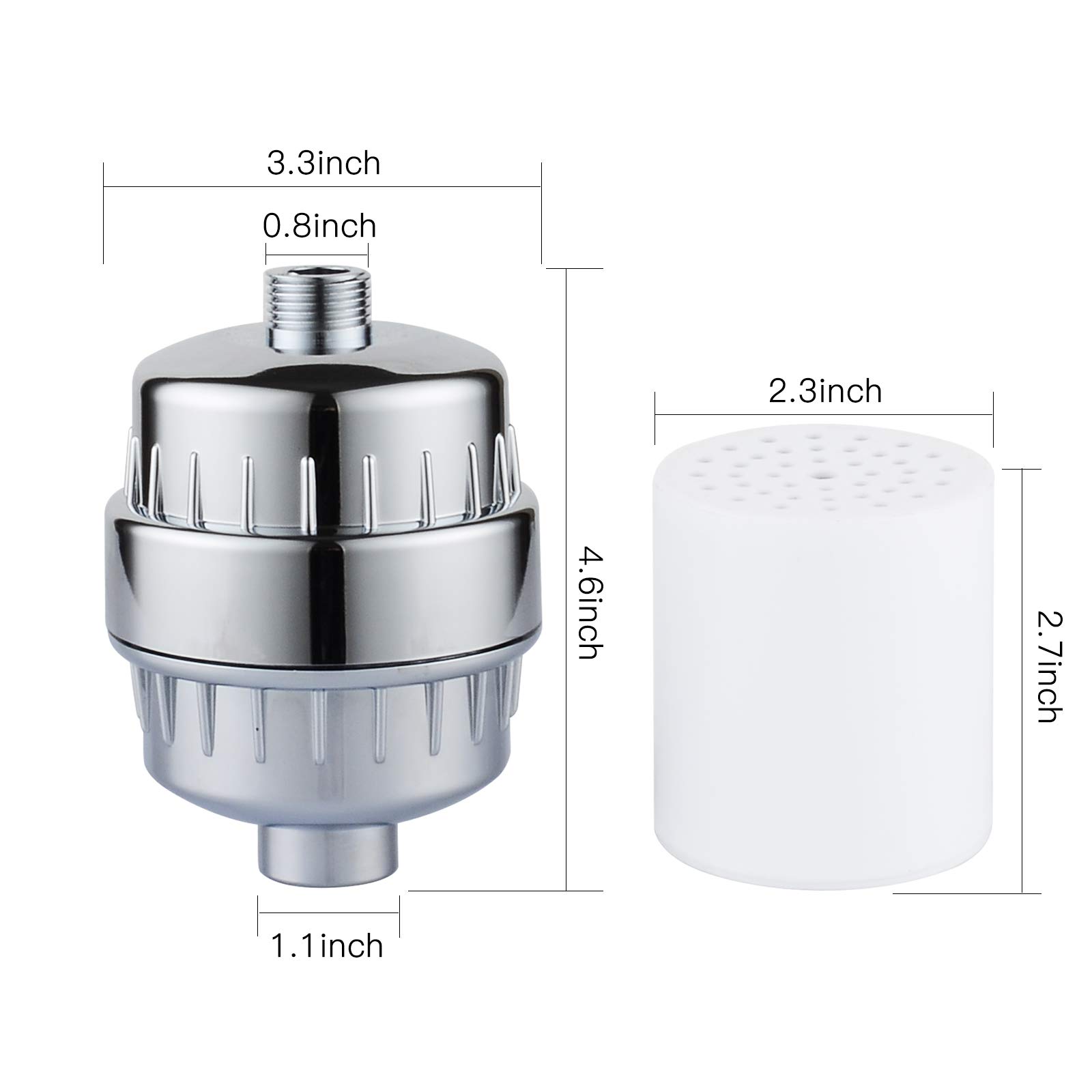Buy Dowry 15 Stage High Output Revitalizing Shower Filter with 2