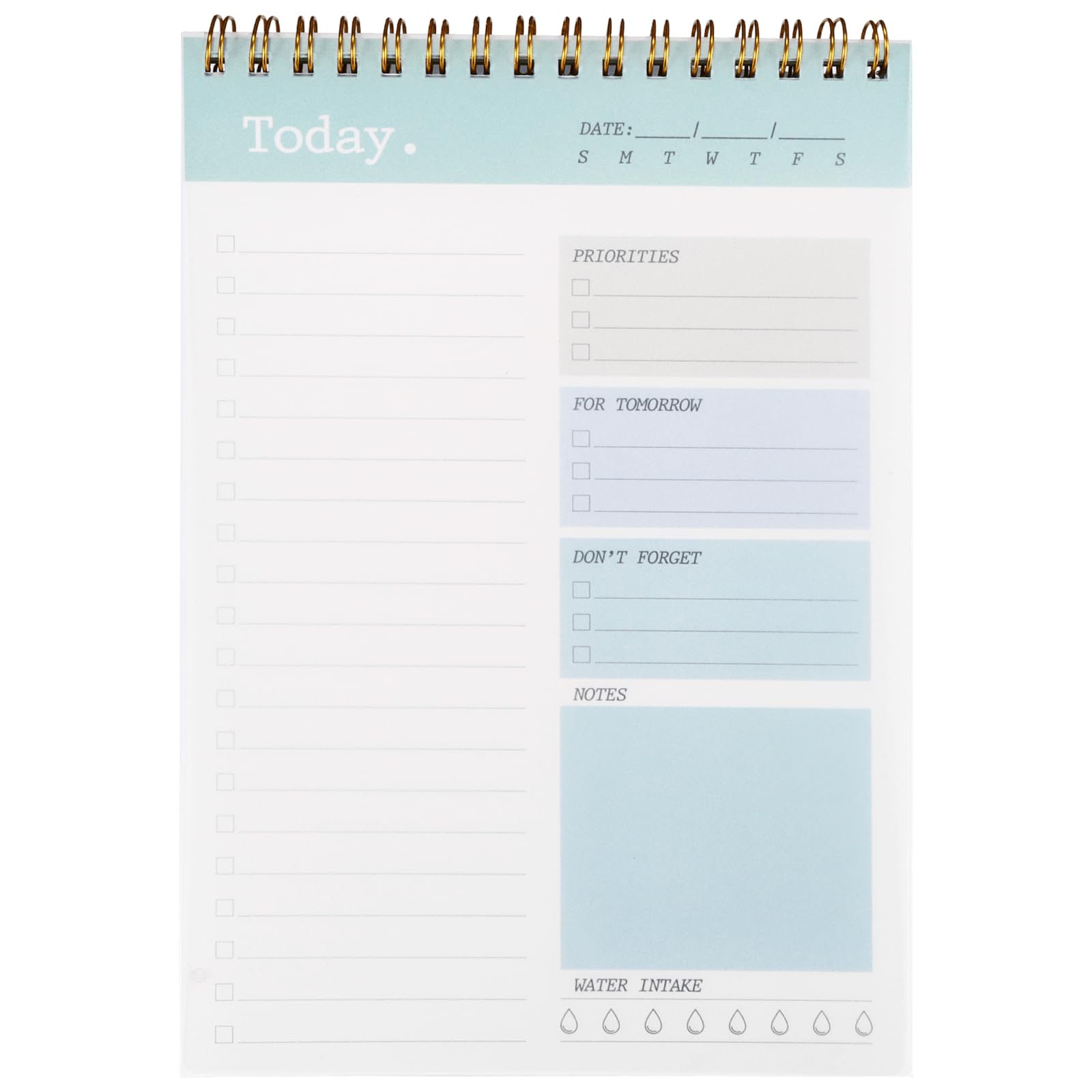 To-Do List Notepad, 15X22Cm Daily Planning Notepad Undated, Removable Productivity Planner Pad With Checklist