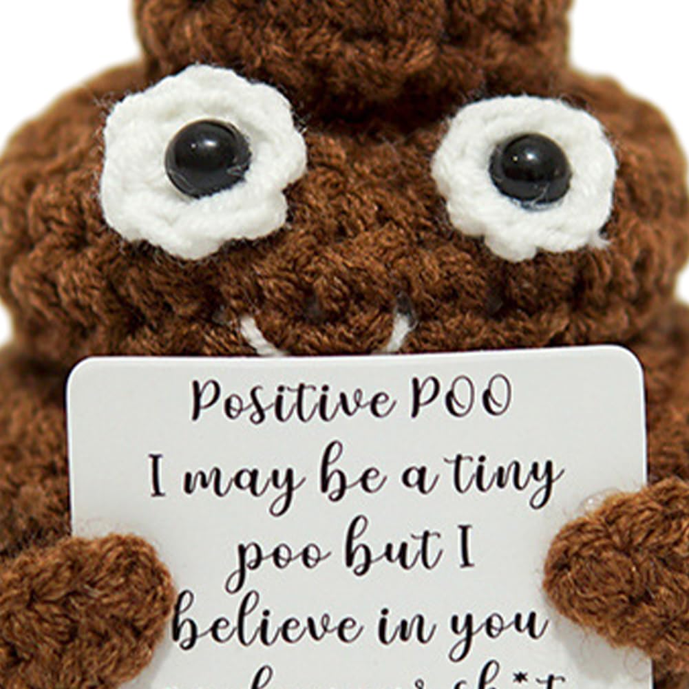 Positive Geschenke, Mini Strickwolle Puppe, Kreativ Produktbild-Vorschau 5