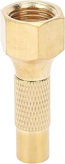 Inflação de pneu, mandris de ar de torção, válvula de inflação de pneu de latão portátil 1/4" NPT rosca interna substituição de pneu adequado para carro bicicleta motocicleta
