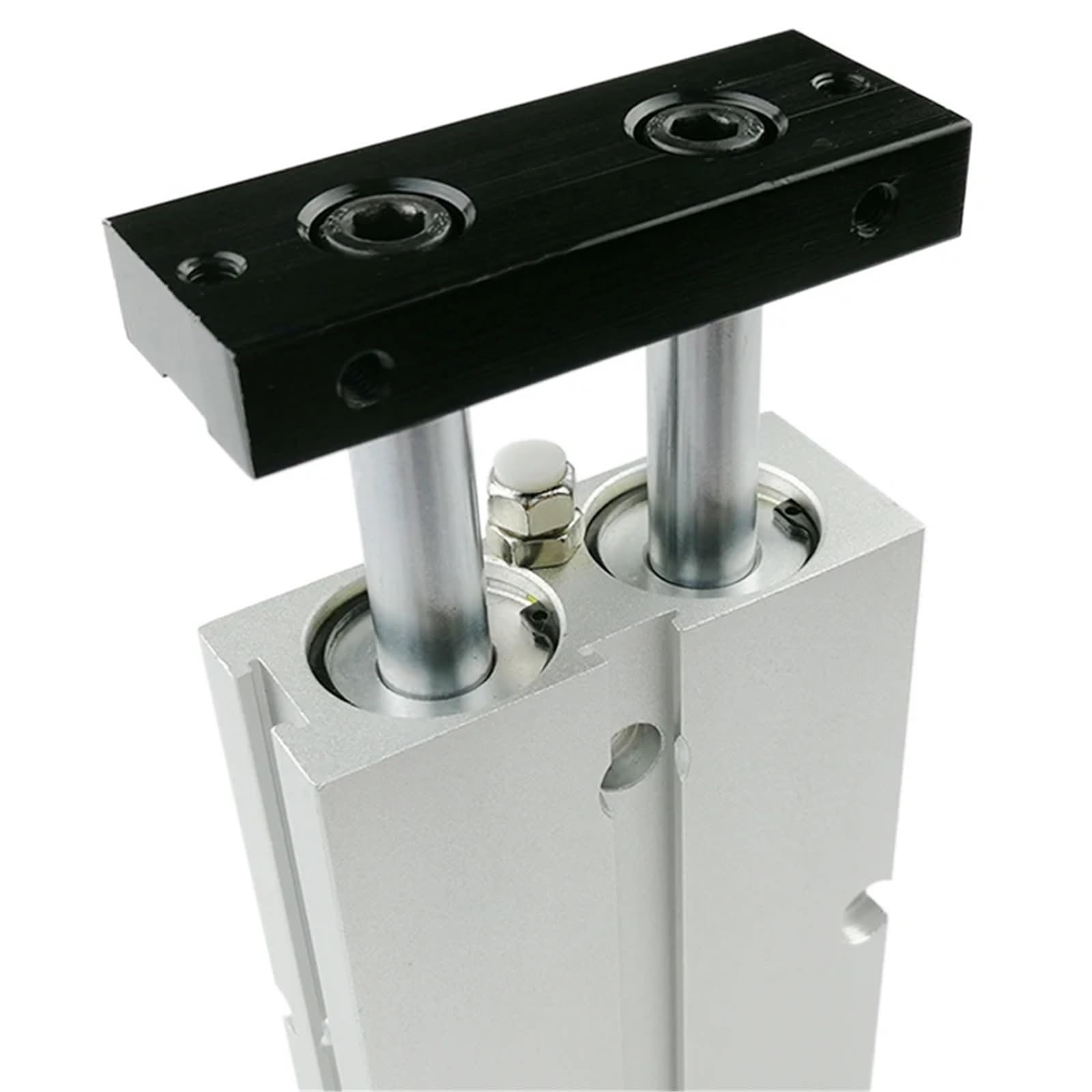 Cilindro neumático de Doble vástago, Serie 1 Unidad, diámetro Interior TN10, TN16, TN20, TN25, TN32, Carrera 5 mm, 10, 20, 30 y 40(Stroke 35mm,Bore 25)