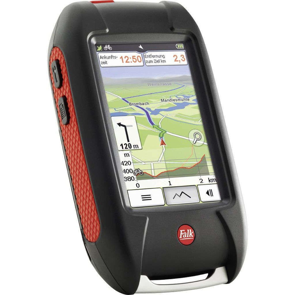 Falk LUX 22 Outdoor-GPS Basiskarte Plus EU 20 do Radfahren, Mountainbiken, Wandern