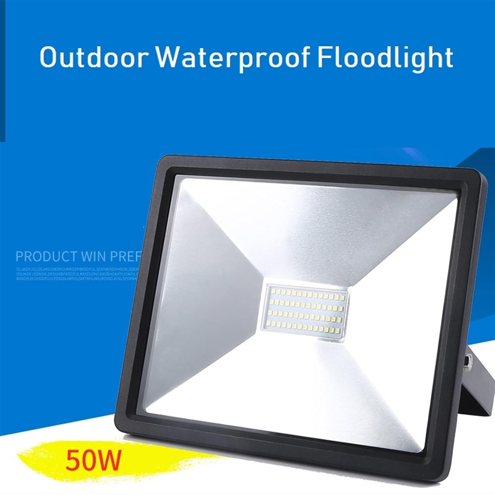 Wiederaufladbare LED-Arbeitsleuchte, wasserdichtes Flutlicht für Outdoor-Camping, Wandern, Notfall, Autoreparatur, Baustelleneinsatz, 30 W, helles Warmweiß