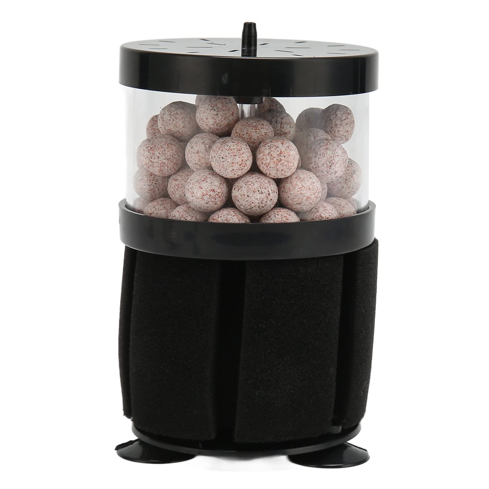 Zerodis Aquarium Canister Filter, Canister Filter External Aquarium Filter Mini Quiet 3 in 1 Oxygenation Pneumatic Fish Bio Filter Pump for Ornamental Fish Shrimp Fry