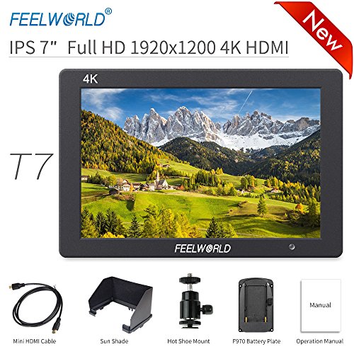 FEELWORLD T7 7 Inch DSLR On Camera Field Monitor Video Assist Full HD