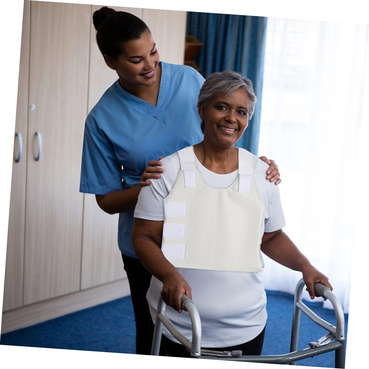 HAPINARY Chest Binder Protective Belt for Youth Football Rib Protector Super Elastic Fabric Random Color