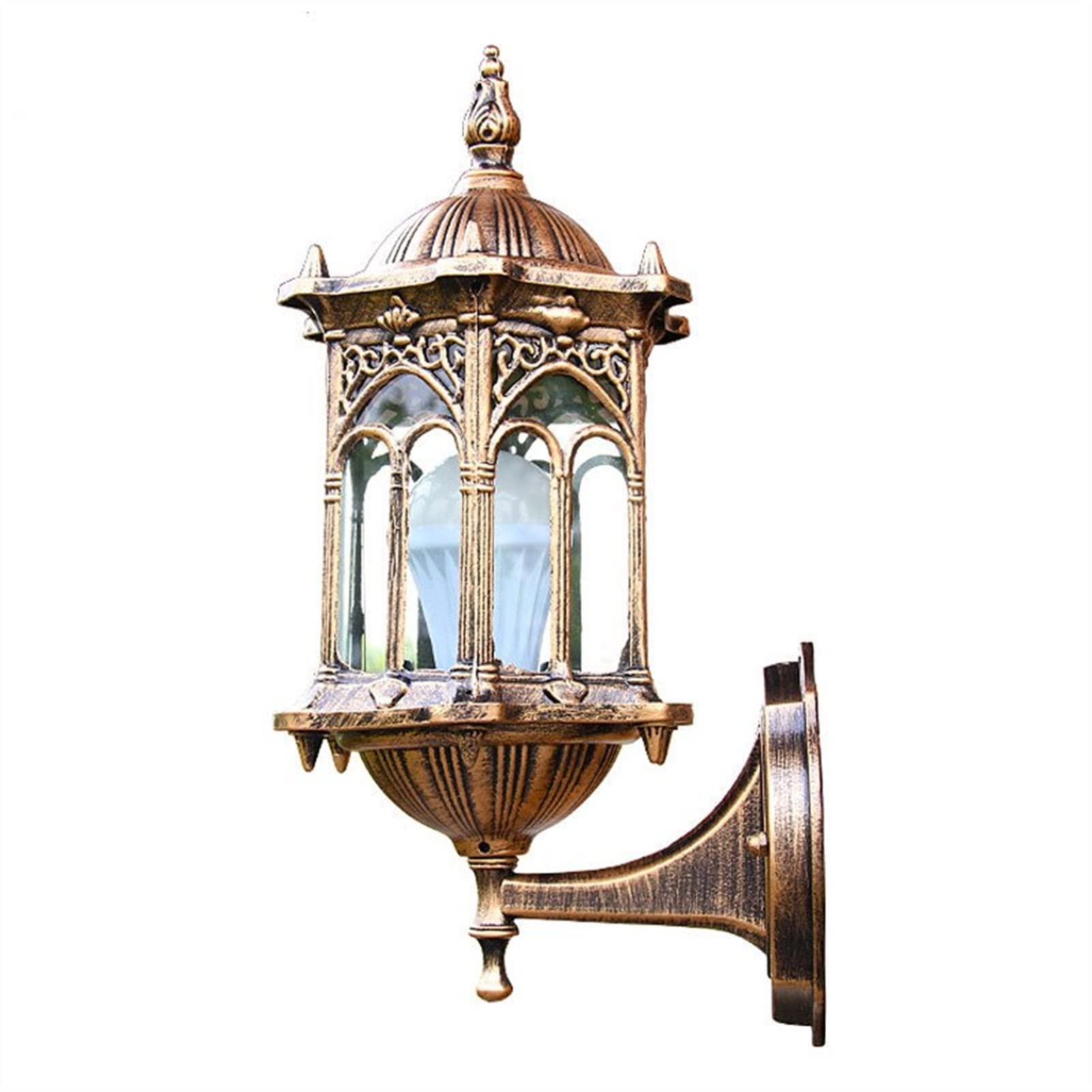 Applique murale torche main gauche café AHLOKI éclairage extérieur intérieur